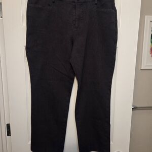 Ralph Lauren Women's Dark Gray Straight Leg Jeans